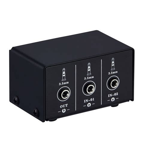 3.5mm audio junction box|Amazon.com: 3.5 Mm Audio Switch Box.